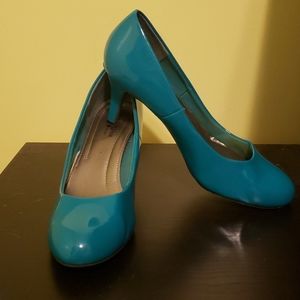 Teal shoes